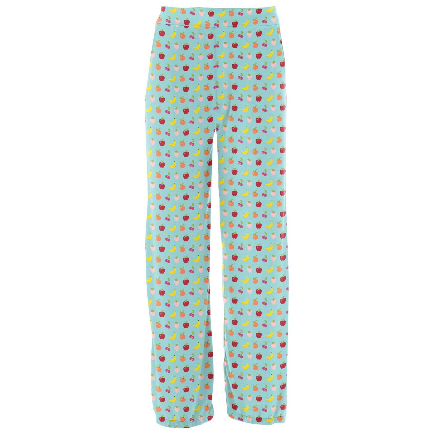 Women's Print Pajama Pants in Summer Sky Mini Fruit