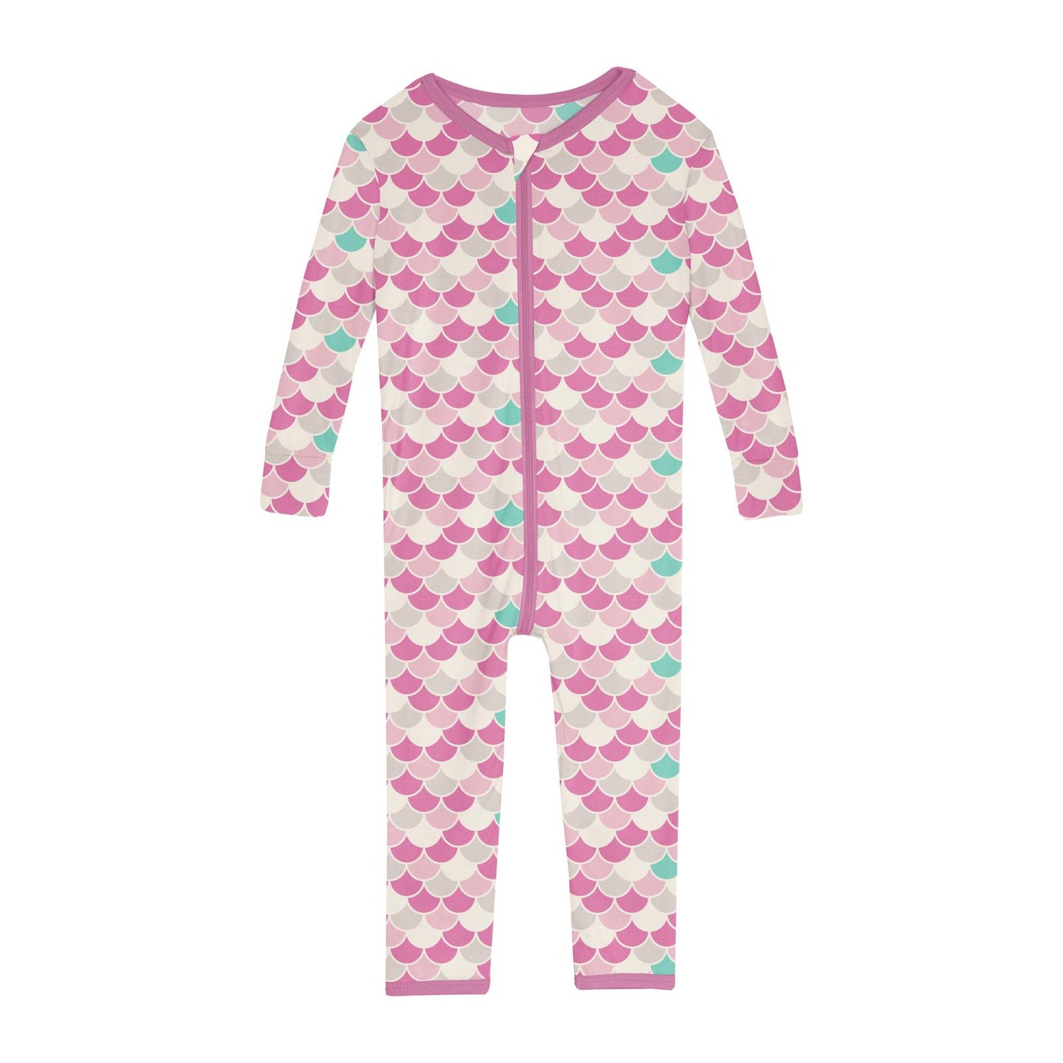 Print Convertible Sleeper with Zipper in Tulip Scales