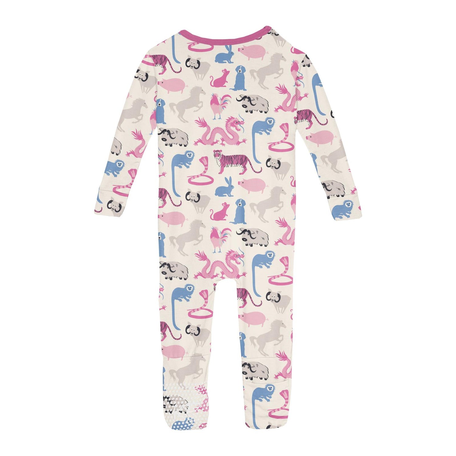 Print Convertible Sleeper with Zipper in Natural Chinese Zodiac