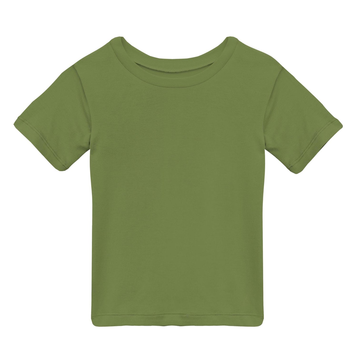 Short Sleeve Easy Fit Crew Neck Tee in Grasshopper