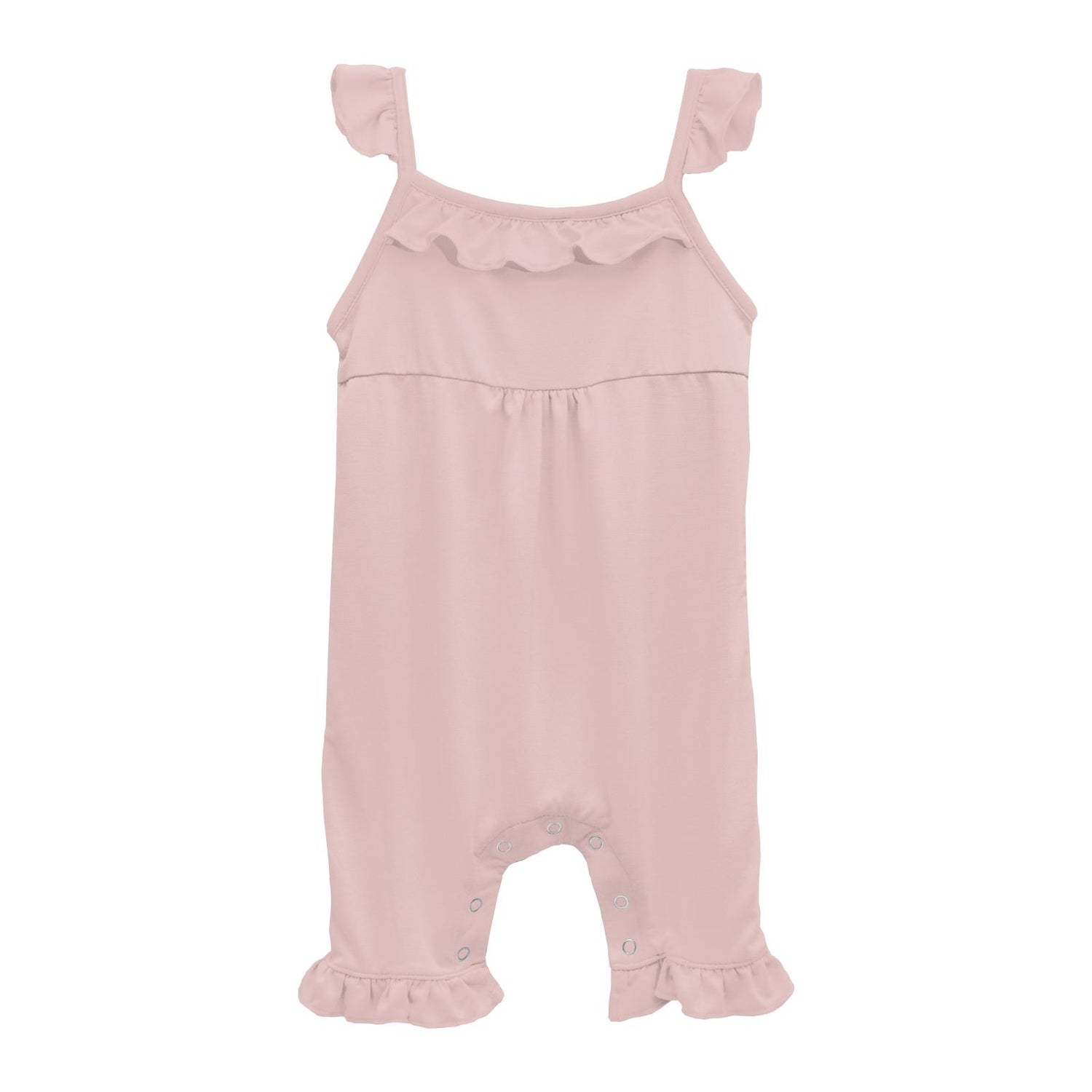 Wing Romper in Baby Rose