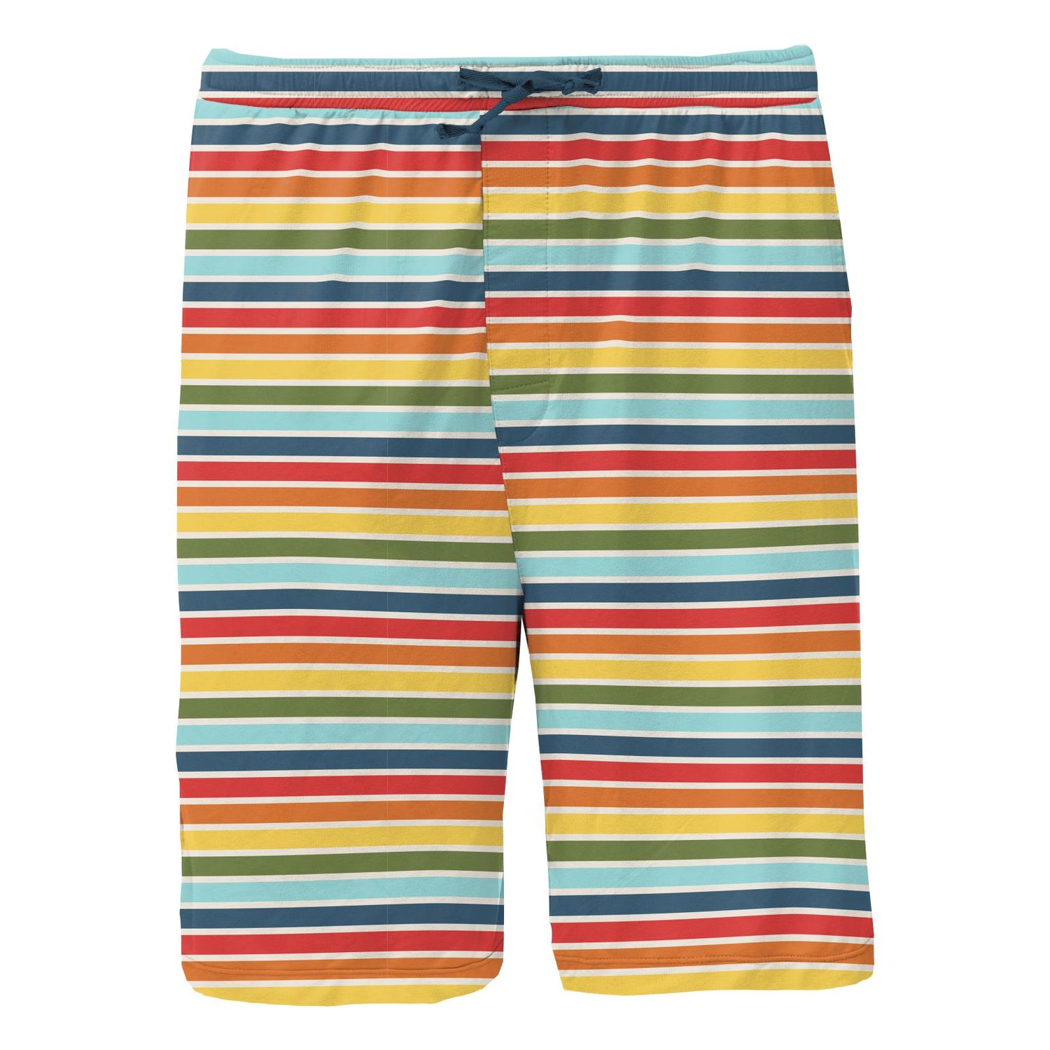 Men's Print Lounge Shorts in Groovy Stripe