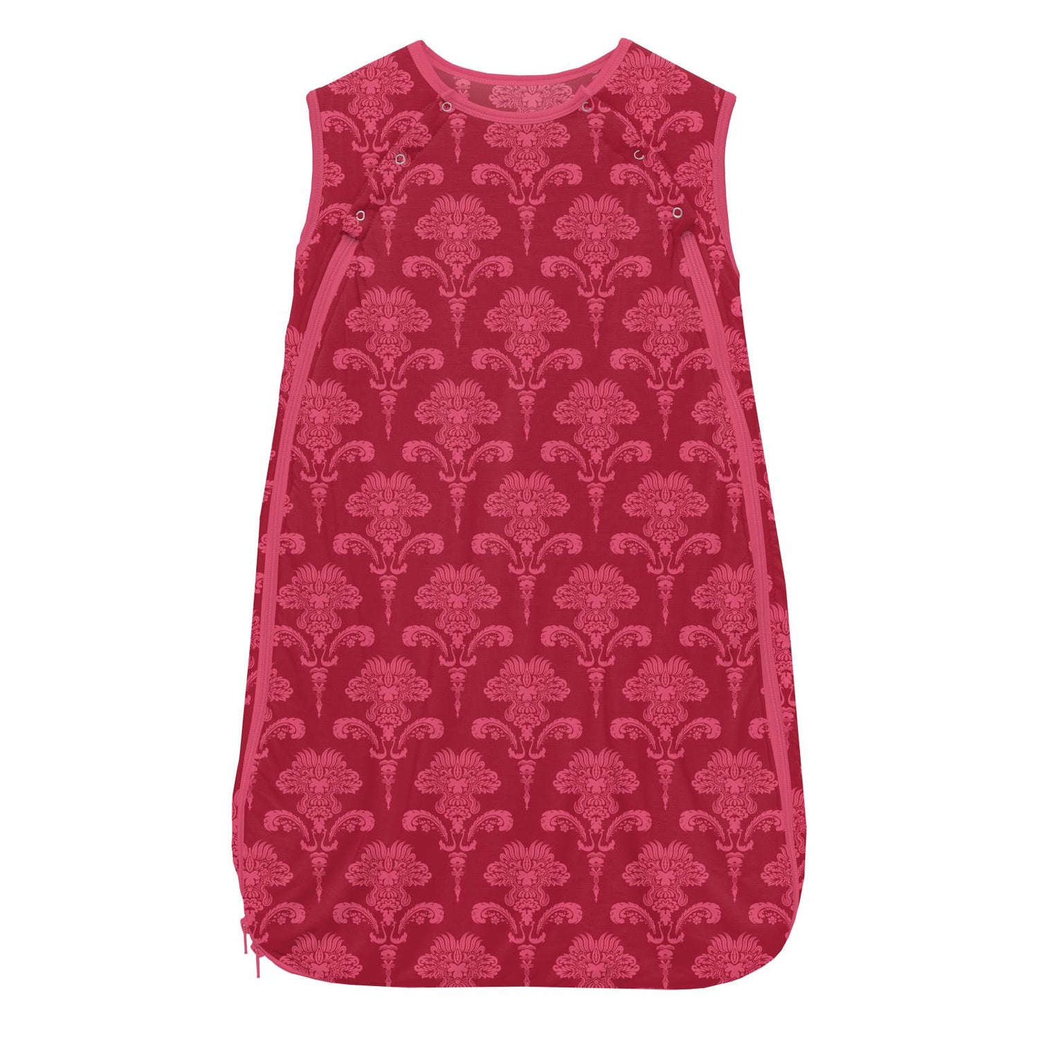 Print Fluffle Sleep Bag with Dual Access in Crimson Damask