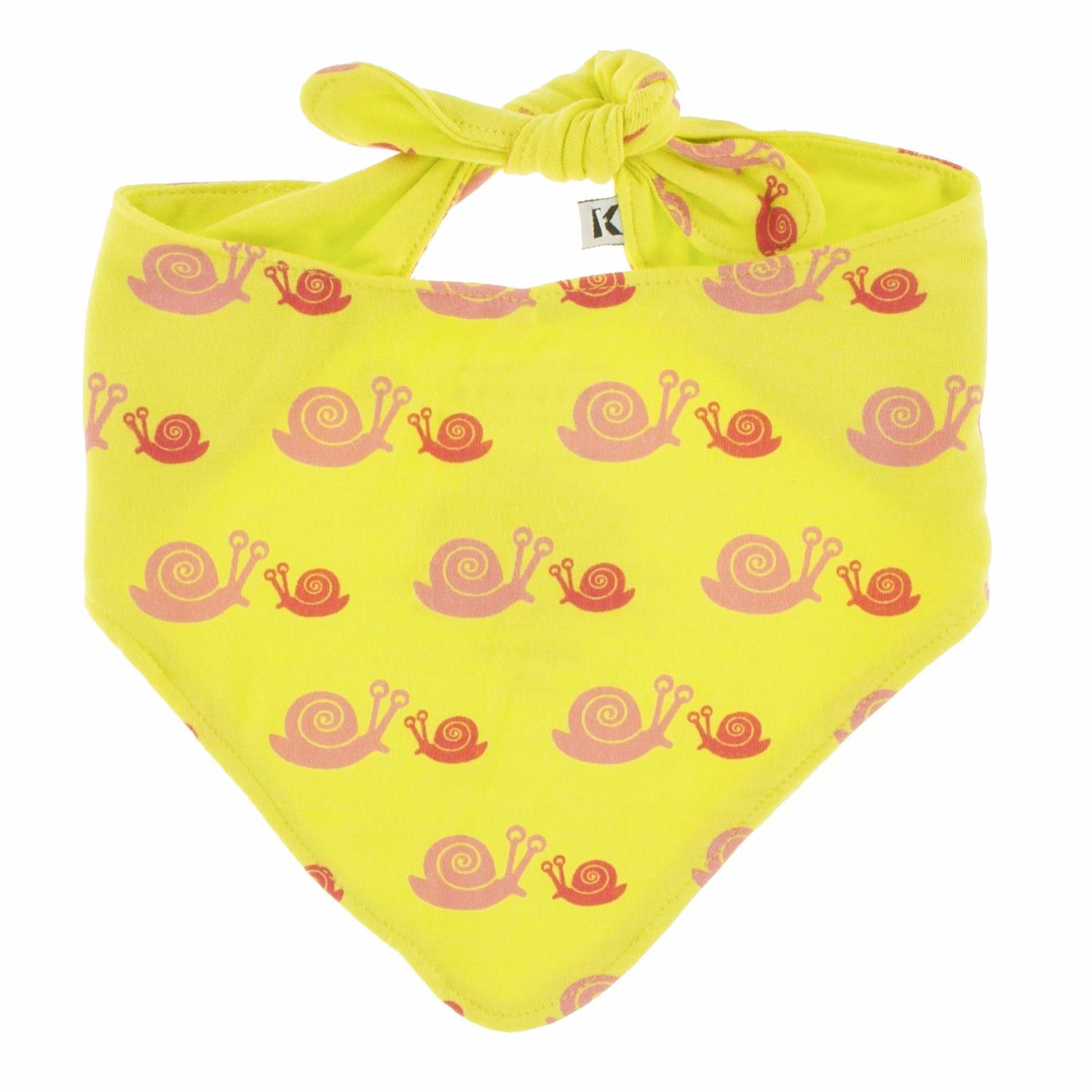 Print Dog Bandana in Banana Snails