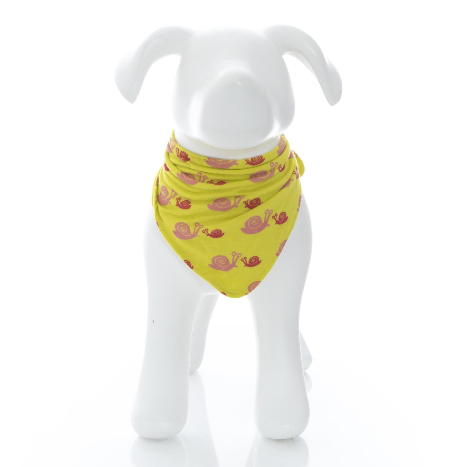 Print Dog Bandana in Banana Snails