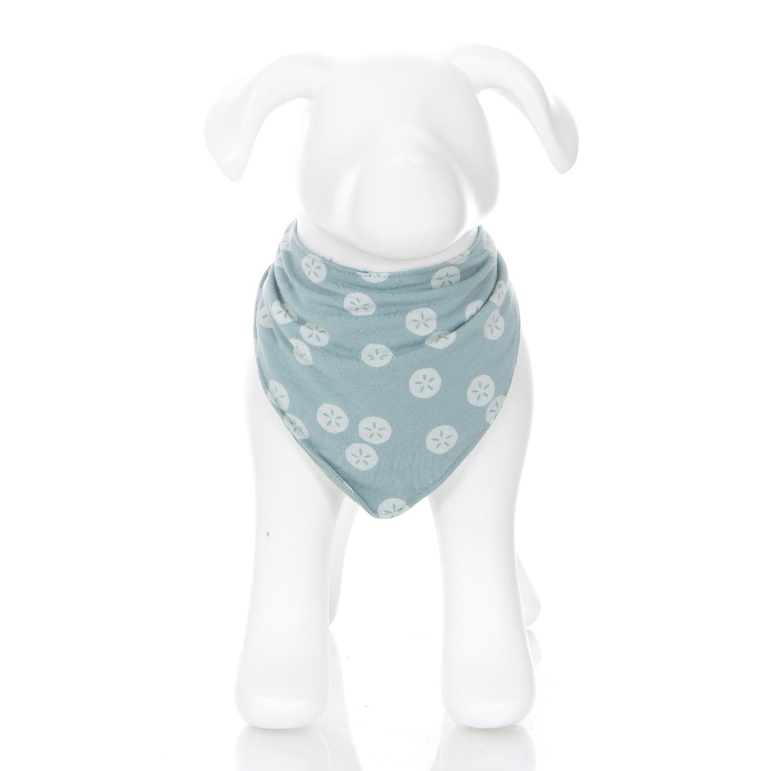 Print Dog Bandana in Jade Sand Dollar