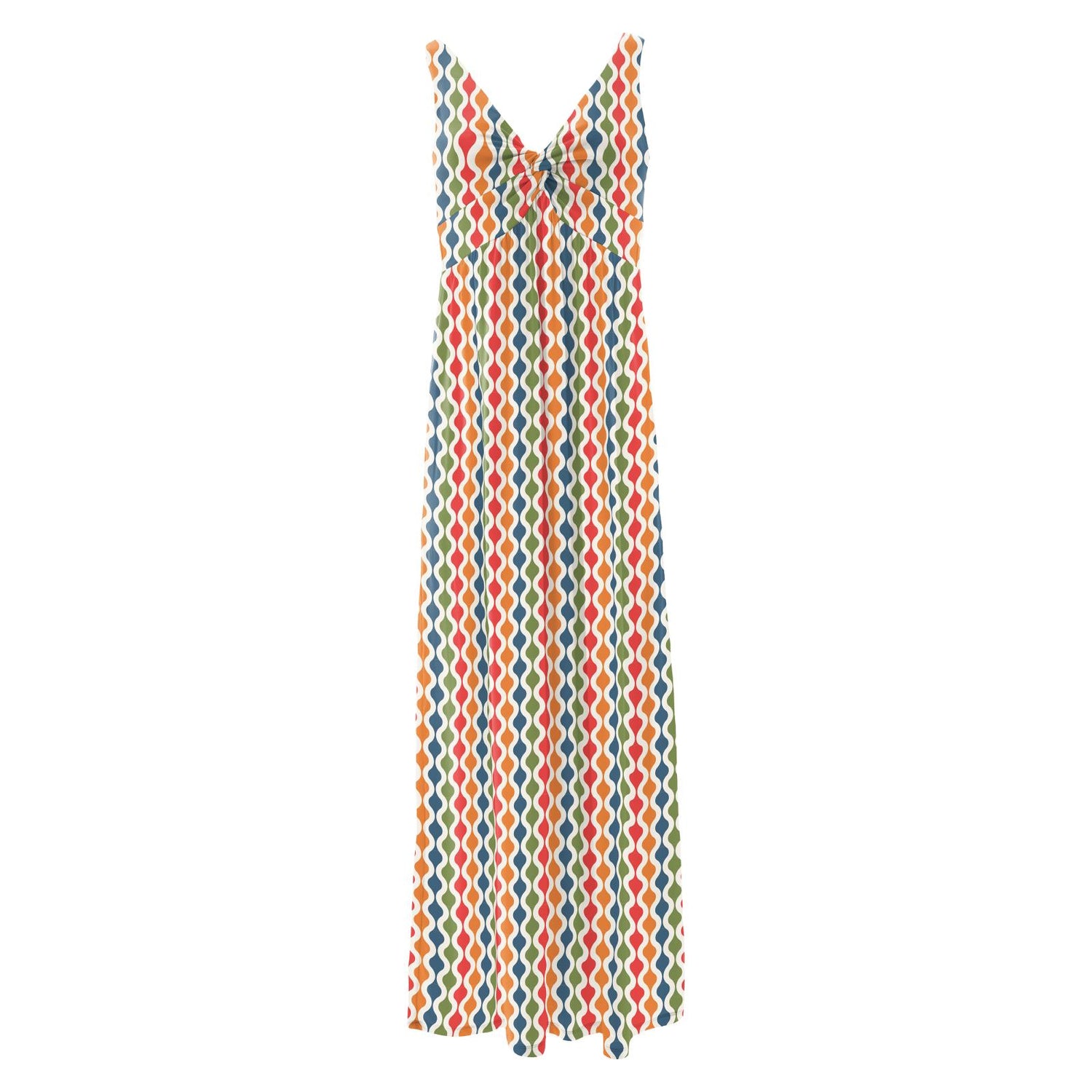 Women's Print Simple Twist Nightgown in Mod Chain