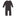 Muffin Ruffle Coverall with 2 Way Zipper in Midnight