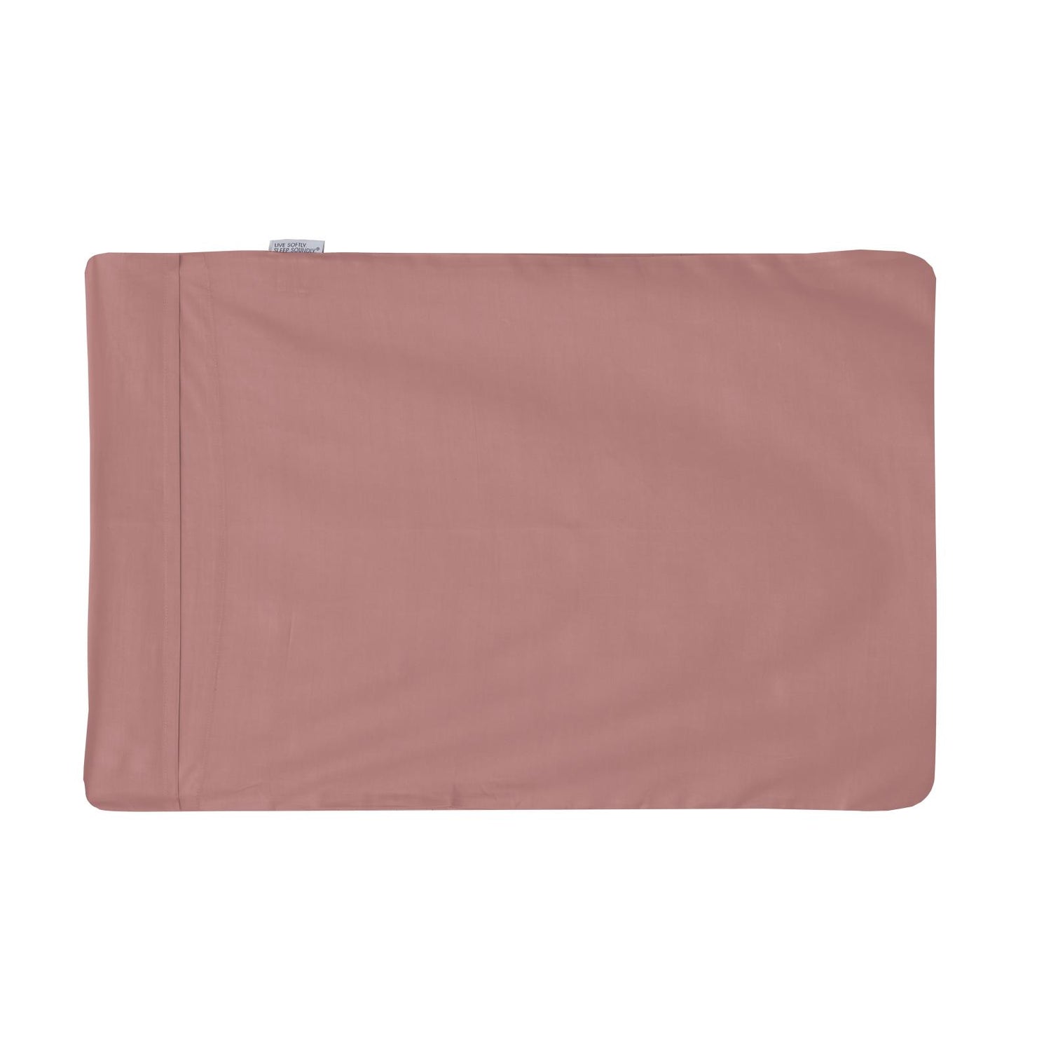 Woven Pillowcase in Antique Pink