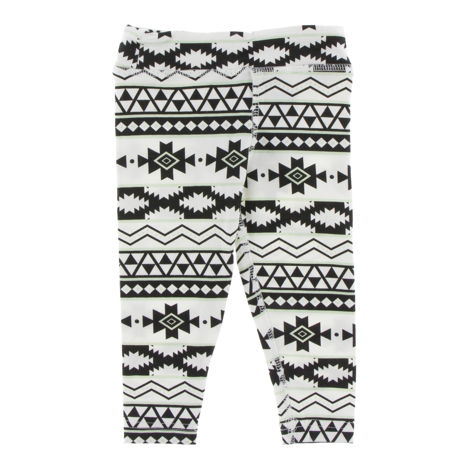 Print Luxe Leggings in Natural Mayan Pattern